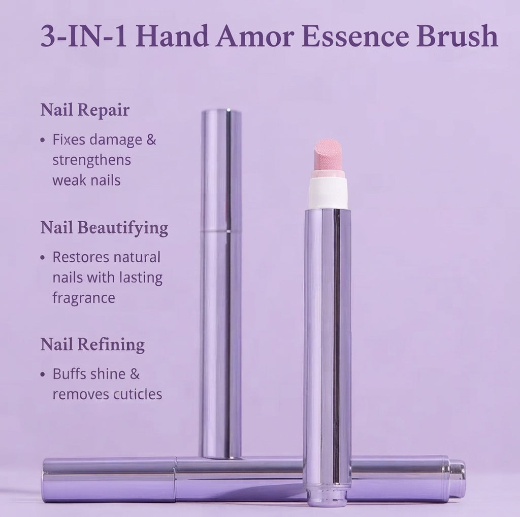 Ceramic-Tip Cuticle Oil Pen & Exfoliator – Revives Weak Nails, Removes Dead Skin, & Hydrates Cuticles On-The-Go