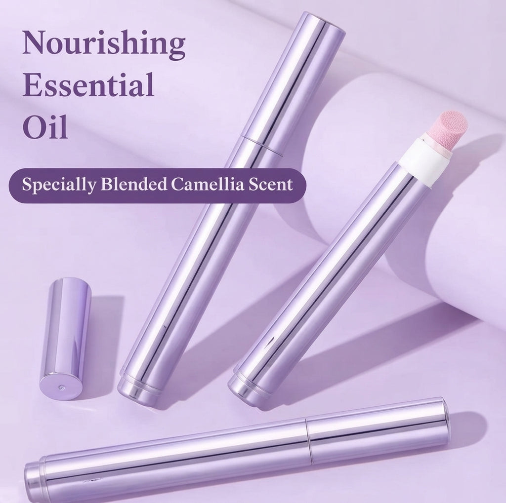 Ceramic-Tip Cuticle Oil Pen & Exfoliator – Revives Weak Nails, Removes Dead Skin, & Hydrates Cuticles On-The-Go