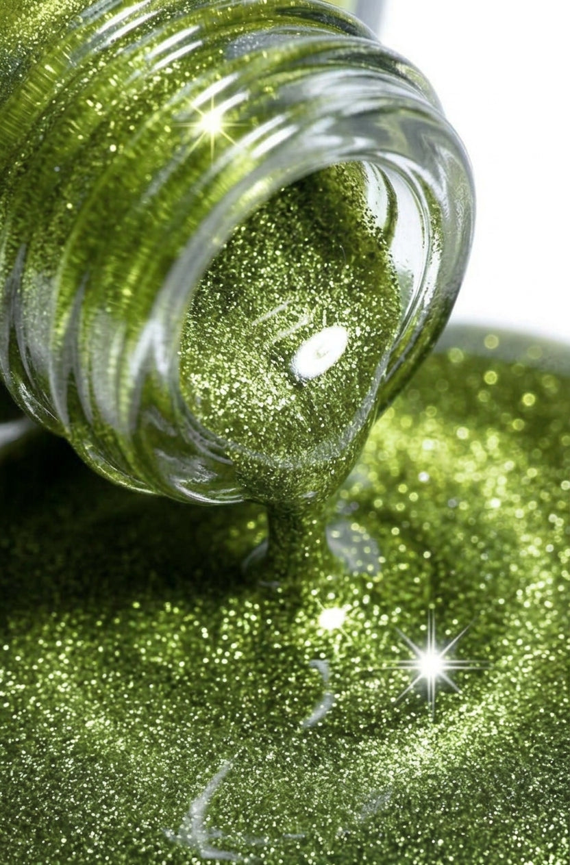 Luminous Sage Green Cateye UV gel